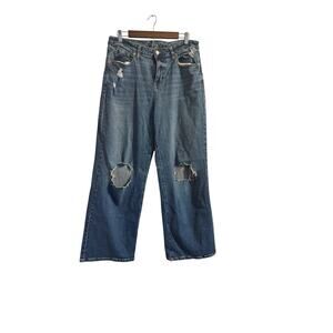 Lot of 3 Wild Fable Women’s Jeans & Skirt – Distressed Denim & Black Skirt